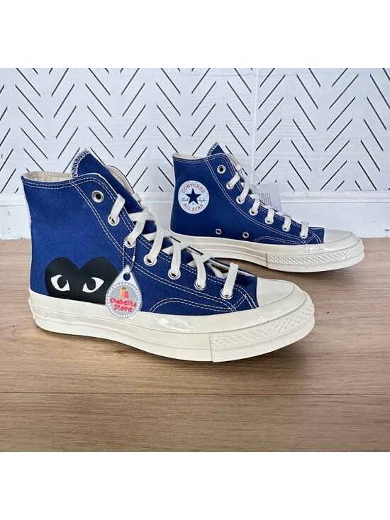 Converse Other - ✨Converse Chuck 70 Hi Comme Des Garçons Sz 6 Men's Shoes Sneakers Blue A08794C✨